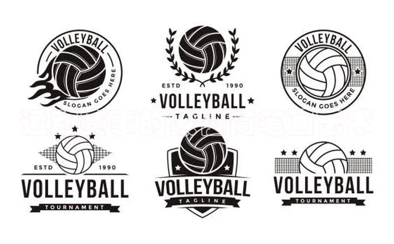 运动赛事的象征简笔画艺术